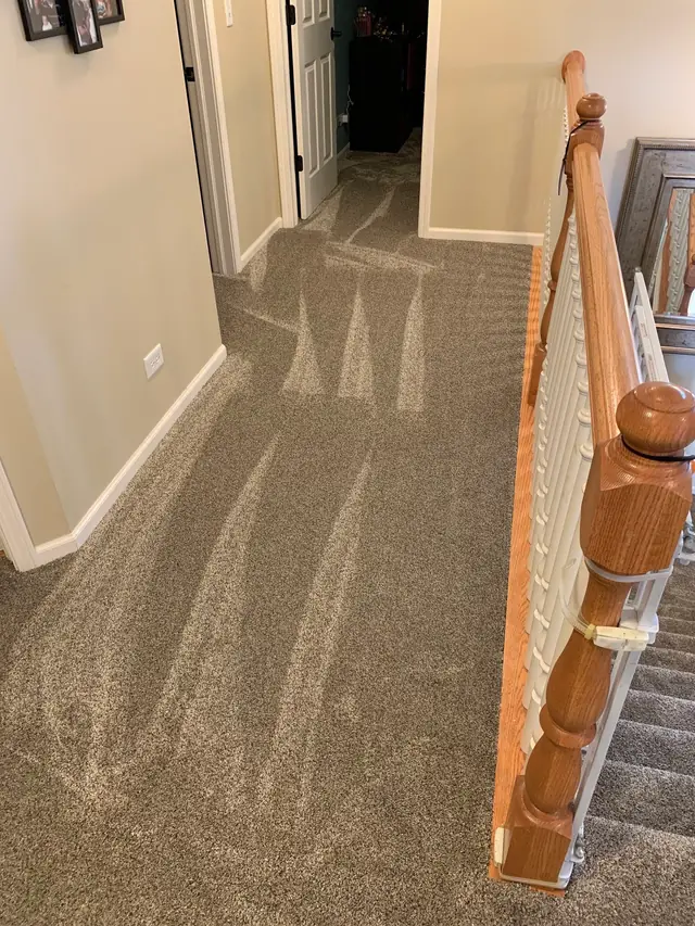 Upstairs hallway and landing finished in new carpet